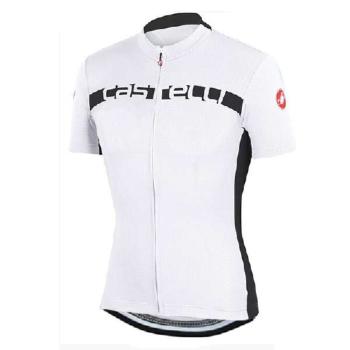 Cyklistický dres Castelli bílý